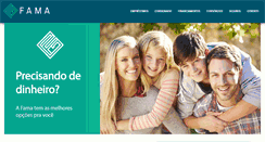 Desktop Screenshot of grupofama.com.br
