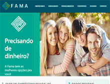 Tablet Screenshot of grupofama.com.br